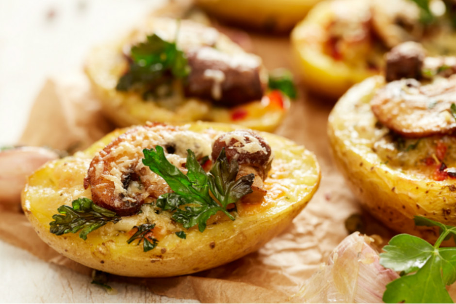 Patates Çanağında Sotelenmiş Mantar 24