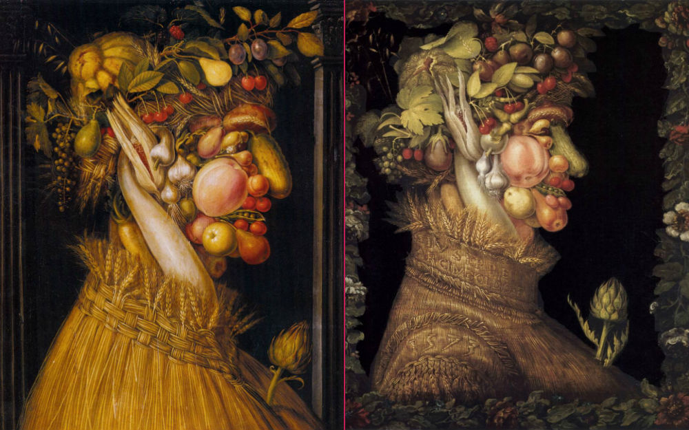 giuseppe arcimboldo meyve tablolari