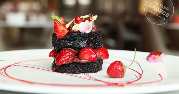 Çilekli Brownie