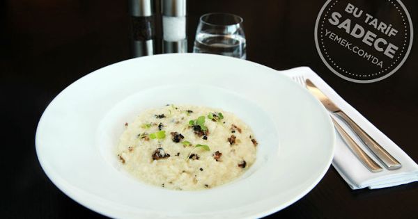 Trüf Mantarlı Risotto