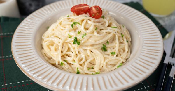 Kremalı Spagetti