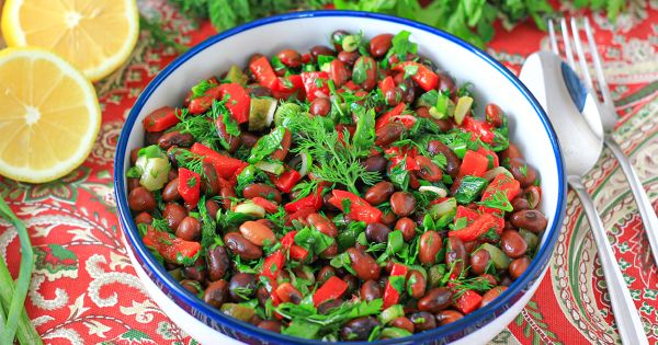Barbunya Salatası