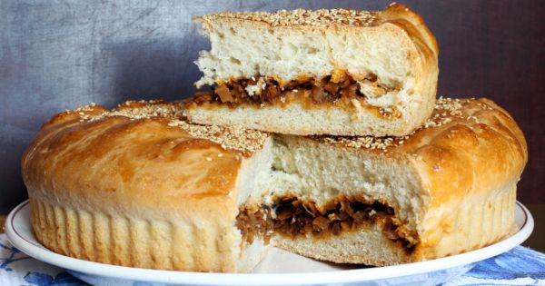 Patlıcan Dolgulu Ekmek