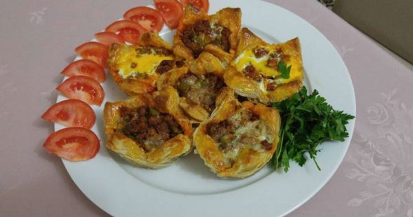 Kıymalı Milföy Çanakları