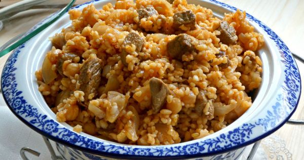 Etli Firik Pilavı