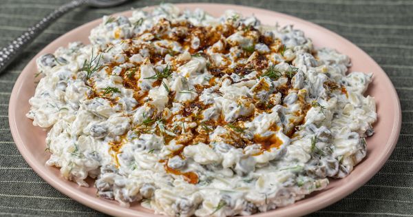 Yoğurtlu Yeşil Mercimek Salatası