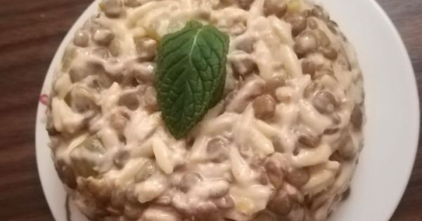 Yoğurtlu Yeşil Mercimek Salatası