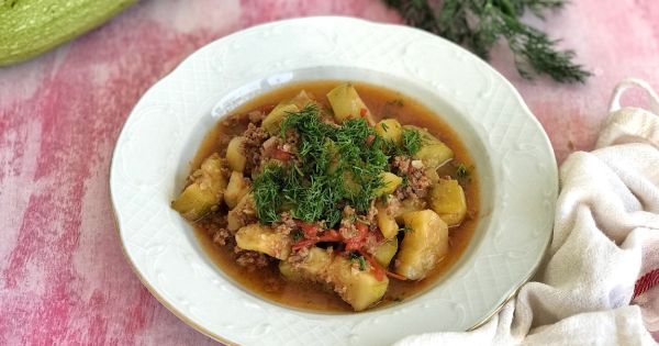 Kıymalı Kabak Yemeği