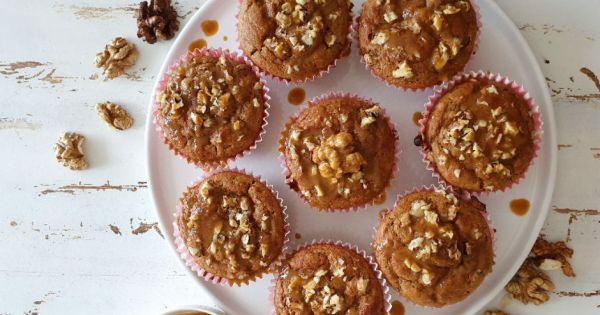 Cevizli Tahinli Muffin