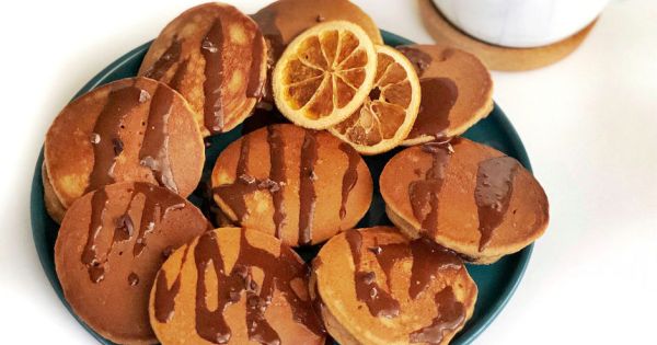 Çikolata Dolgulu Pancake