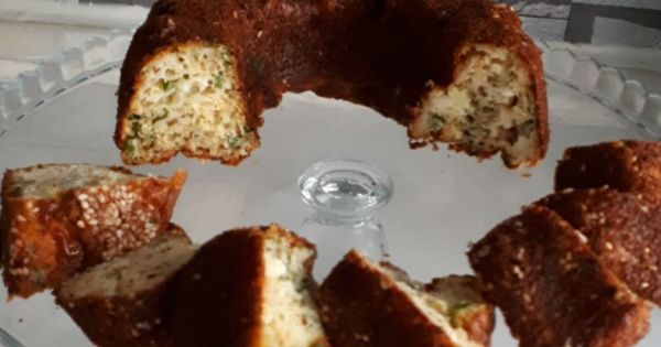 Peynirli Yeşillikli Kek