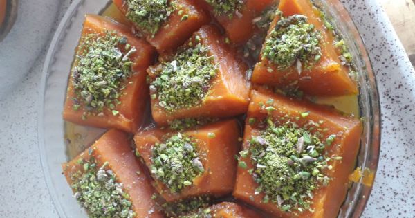 Antep Fıstıklı Kabak Tatlısı