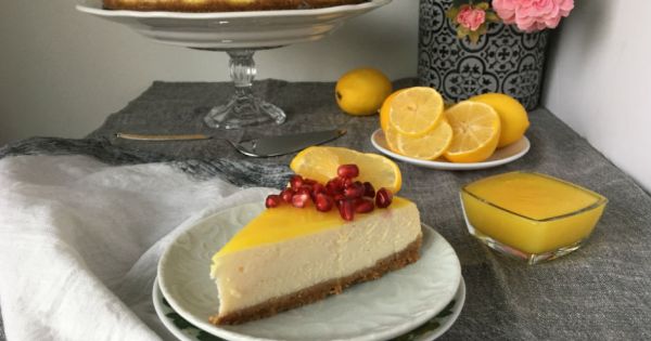 Soslu Limonlu Cheesecake