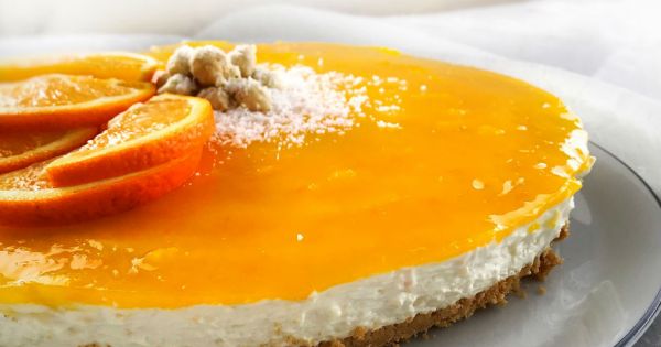 Beyaz Çikolatalı Portakallı Cheesecake