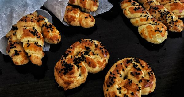 Mahlepli Tuzlu Kurabiye