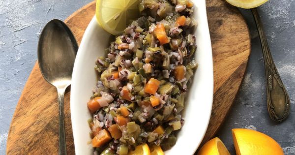 Mandalina Soslu Zeytinyağlı Pırasa