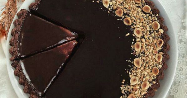 Karamelli Çikolatalı Tart Kek