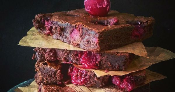 Vişneli Brownie