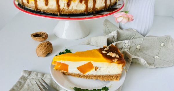 Tahinli Bal Kabaklı Cheesecake