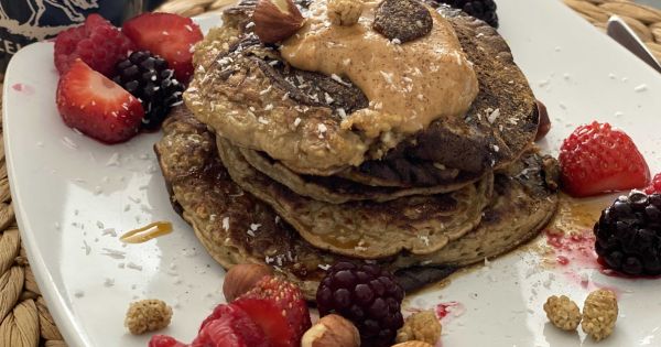 Yulaflı Muzlu Pancake