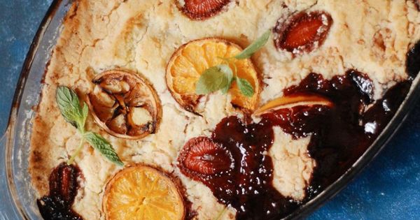 Kırmızı Meyveli Crumble