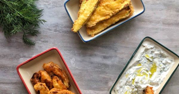 Kabak ve Enginar Tempura