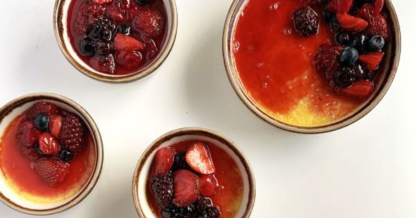 Orman Meyveli Creme Brulee