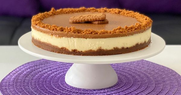 Karamelize Bisküvili Cheesecake