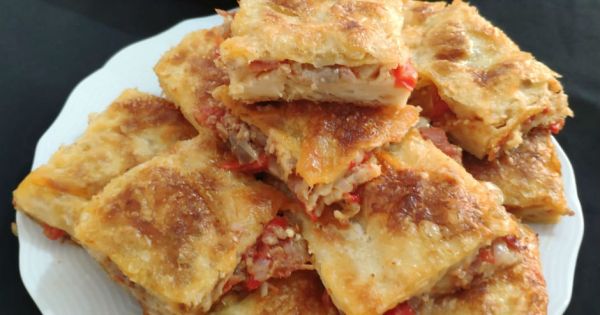 Patlıcanlı Kıymalı Börek