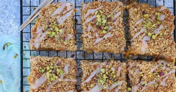 Şeftali Crumble Bar