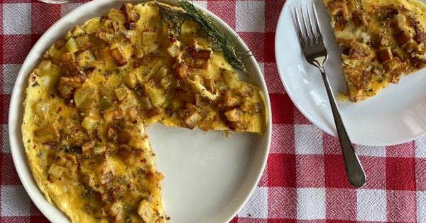 Patatesli Baharatlı Omlet