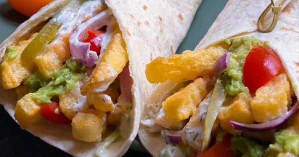 Cacıki Soslu Sebzeli Wrap