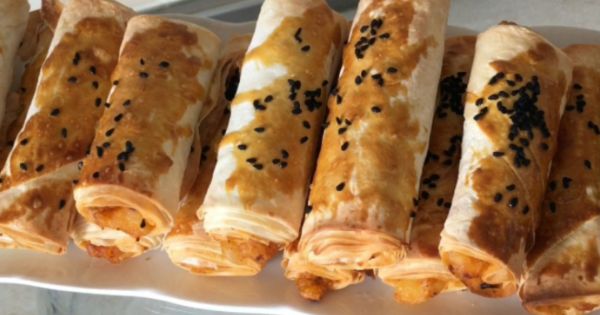 Patatesli Çıtır Rulo Börek