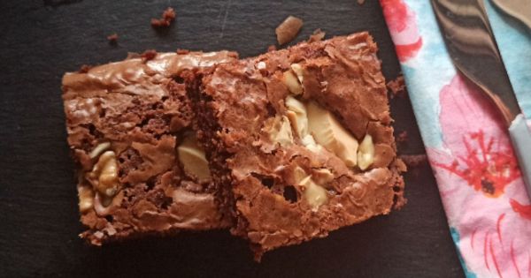 Beyaz Çikolatalı Brownie