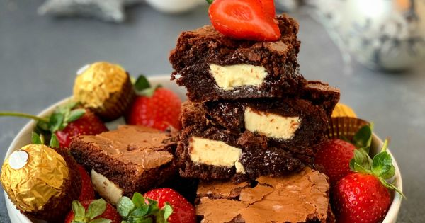 Beyaz Çikolatalı Brownie