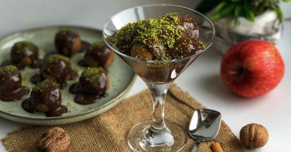 Elmalı Profiterol