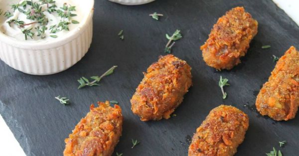 Fıstık Ezmeli Havuç Kroket