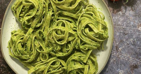 Ispanaklı Fettuccine
