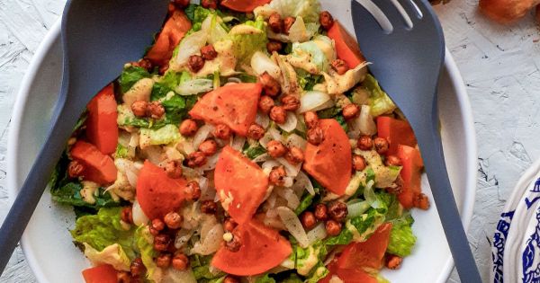 Kıtır Nohutlu Hardal Soslu Akdeniz Hurmalı Salata