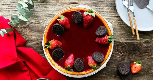 Frambuazlı Kremalı Cheesecake
