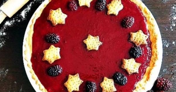 Böğürtlenli Tart