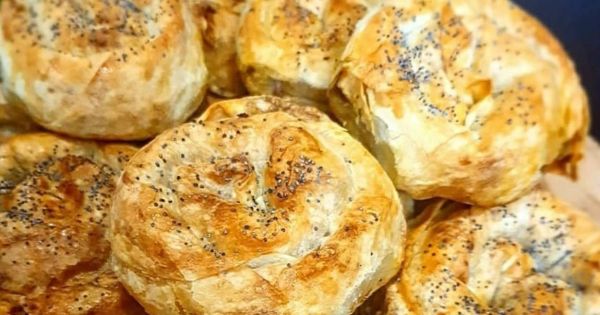 Kıymalı Patlıcanlı Cevizli Börek