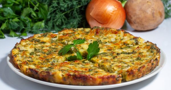 Fırında Patatesli Yumurta