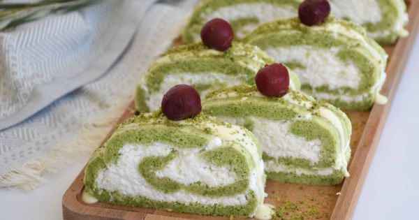 Ispanaklı Rulo Coco Pasta