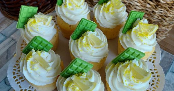 Limon Kremalı Cupcake