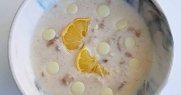 Limonlu Cheesecake Tadında Yulaf Lapası
