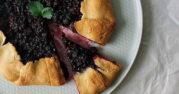 Böğürtlenli Galette
