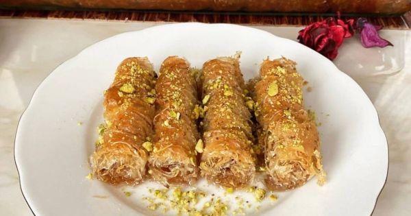 Cevizli Kadayıflı Burma Baklava