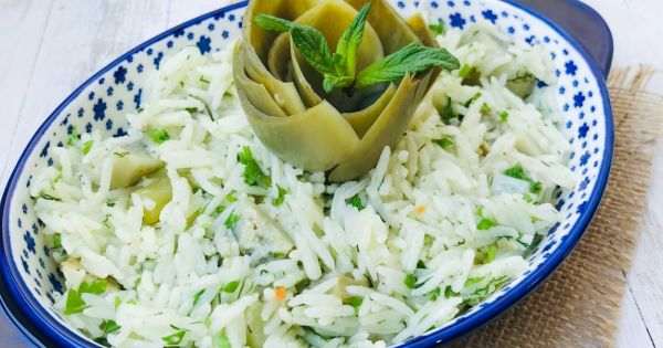 Enginarlı Otlu Basmati Pilavı