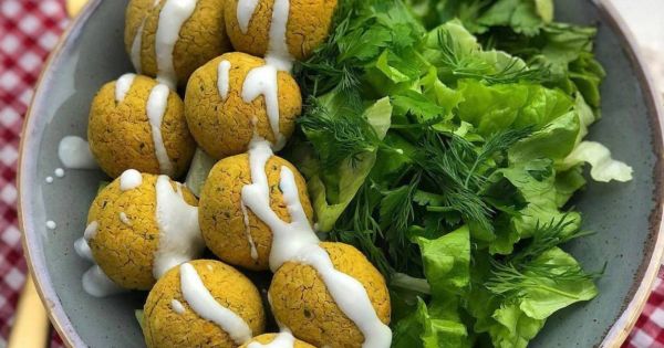 Fırında Fit Falafel